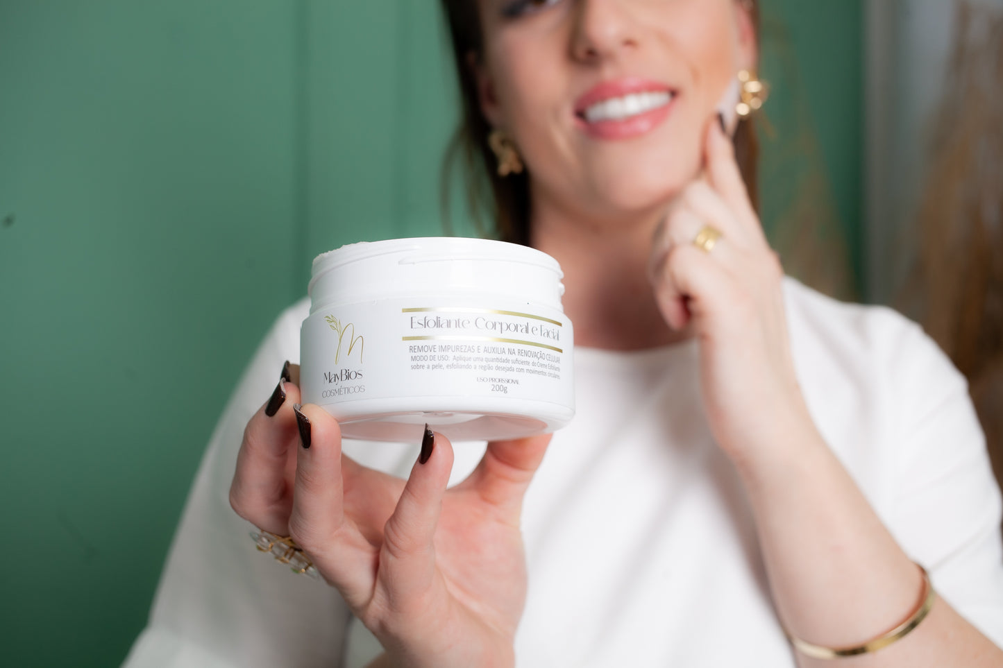 Creme Esfoliante Maybios Corporal e Facial